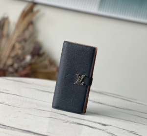 Louis Vuitton Vertical Wallet - Black 76983