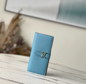 Louis Vuitton Vertical Wallet - Blue 13926