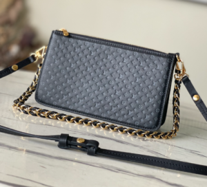 Louis Vuitton VAVIN Chain Wallet - Black 36844