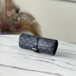 Louis Vuitton 3 Watch Case - Black 58152