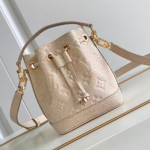 Louis Vuitton Apricot Nano Noé Handbag - Skin 12969