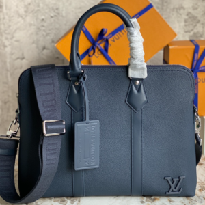 Louis Vuitton Armand Small Briefcase Bag - Blue 80377