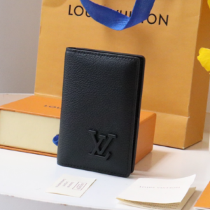 Louis Vuitton Aerogram Pocket Wallet - Black 23678