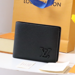 Louis Vuitton Aerogram Multiple Wallet - Black 65400