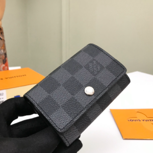 Louis Vuitton Damier Graphite 6 Key Case - Gray 46461