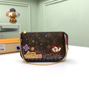 Louis Vuitton Christmas Pochette Accessoires Mini Clutch 56038