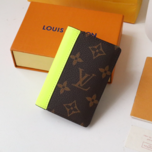 Louis Vuitton Pocket Organizer Blurry Monogram Wallet - Yellow 56410
