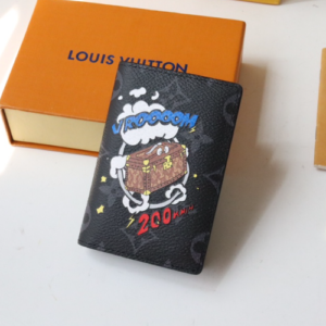 Louis Vuitton New Pocket Organizer Monogram Eclipse Holidays Edition 14385