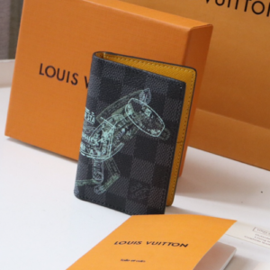 Louis Vuitton Passport Cover Damier Graphite Coated Canvas 53757