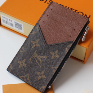 Louis Vuitton New Coin Zipper Card Holder - Brown 41092
