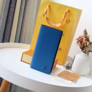 Louis Vuitton Brazza Wallet - Blue 63070