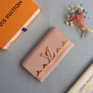 Louis Vuitton Capucines Compact Wallet - Tpink 40586