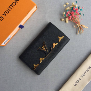 Louis Vuitton Capucines Compact Wallet - Black 51795