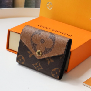 Louis Vuitton Block Coin Purse Compact Zoe Wallet 64276
