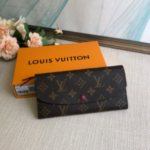 Louis Vuitton Doudou Emilie Wallet - Purple Red 66399