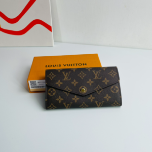 Louis Vuitton Monogram Canvas Envelope Wallet - Red 92855