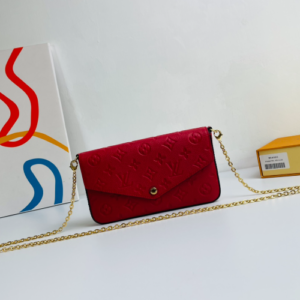 Louis Vuitton Pochette Félicie Chain Bag - Red 92790