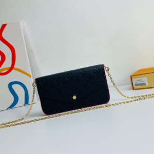 Louis Vuitton Pochette Félicie Chain Bag - Black 17962