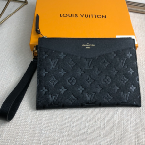 Louis Vuitton Mélanie Medium Clutch - Black 82430