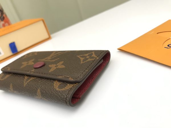 Louis Vuitton Monogram Canvas Fuchsia 6 Key Holder 98162 - Image 5