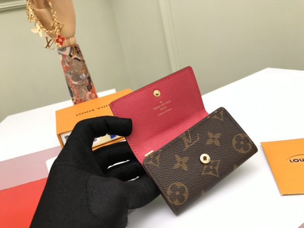 Louis Vuitton Monogram Canvas Fuchsia 6 Key Holder 13509 - Image 4