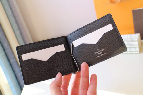 Louis Vuitton Cross Pattern Wallet - Black 97017 - Image 3