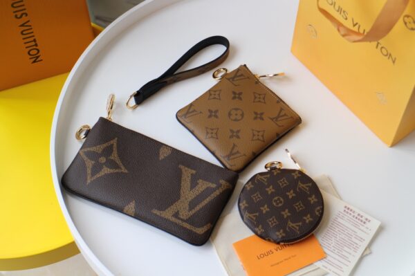 Louis Vuitton Three-Piece Monogram Canvas Handbag 17738 - Image 5