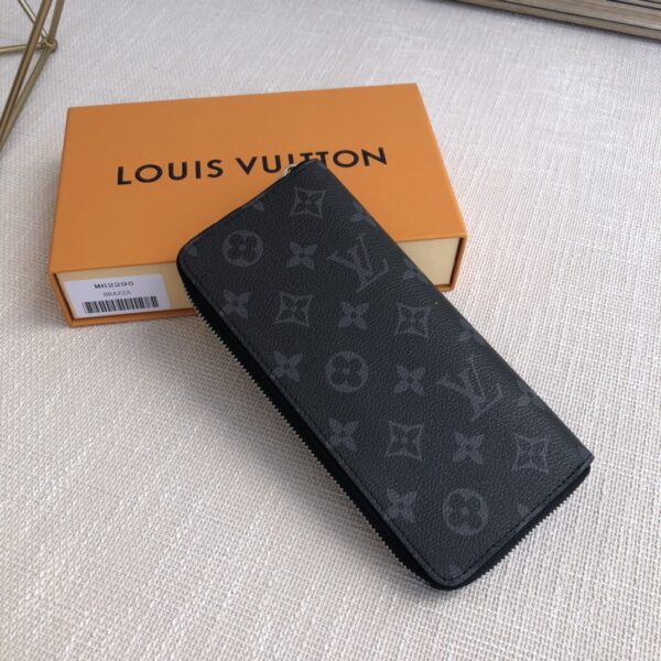 Louis Vuitton Men's Vertical Zip Wallet - Black 69640 - Image 5