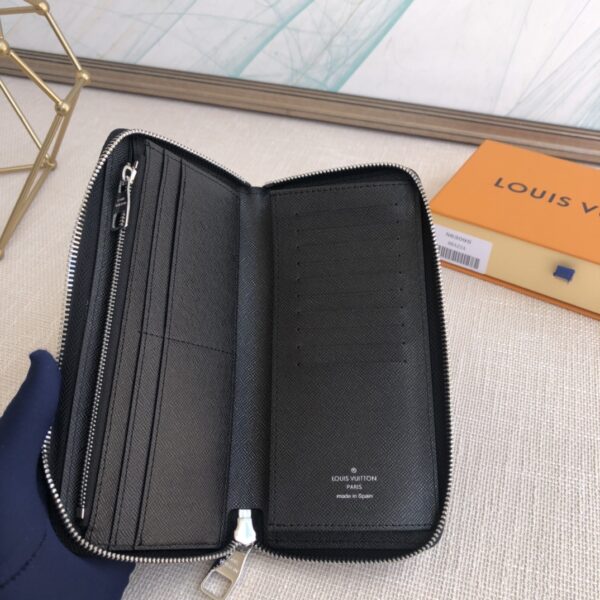 Louis Vuitton Men's Vertical Zip Wallet - Blue 42239 - Image 3