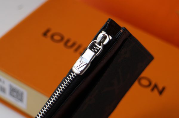 Louis Vuitton New Coin Zipper Card Holder - Brown 41092 - Image 2