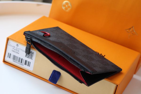 Louis Vuitton Utility Coin Bag - Black 51241 - Image 3