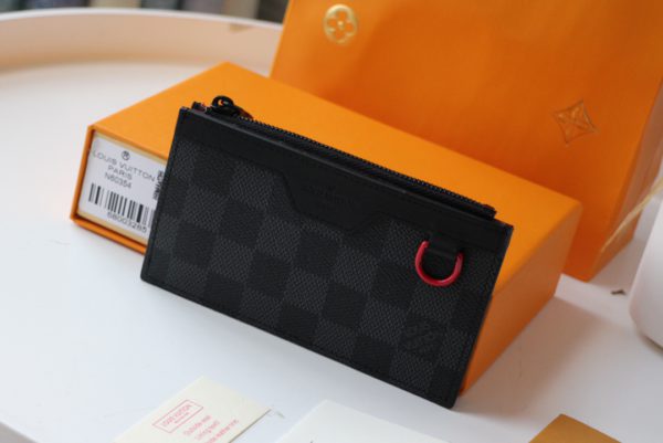 Louis Vuitton Utility Coin Bag - Black 51241 - Image 5