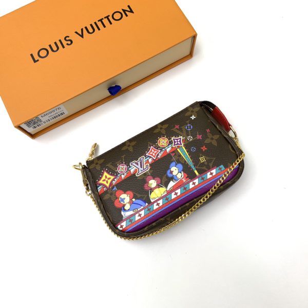 Louis Vuitton Christmas Pochette Accessoires Mini Clutch Bag 10513 - Image 2