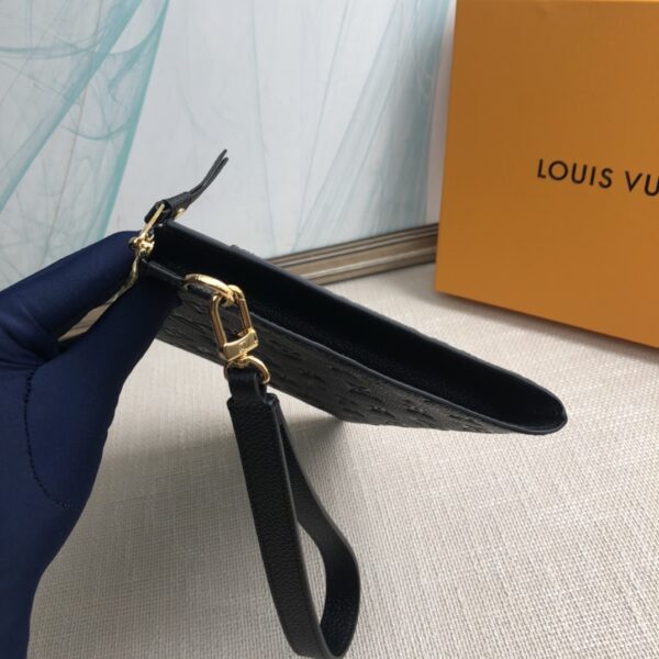 Louis Vuitton Mélanie Medium Clutch - Black 82430 - Image 3