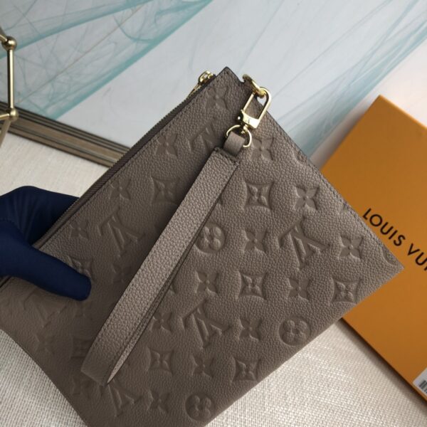 Louis Vuitton Mélanie Medium Clutch - Apricot 16253 - Image 3