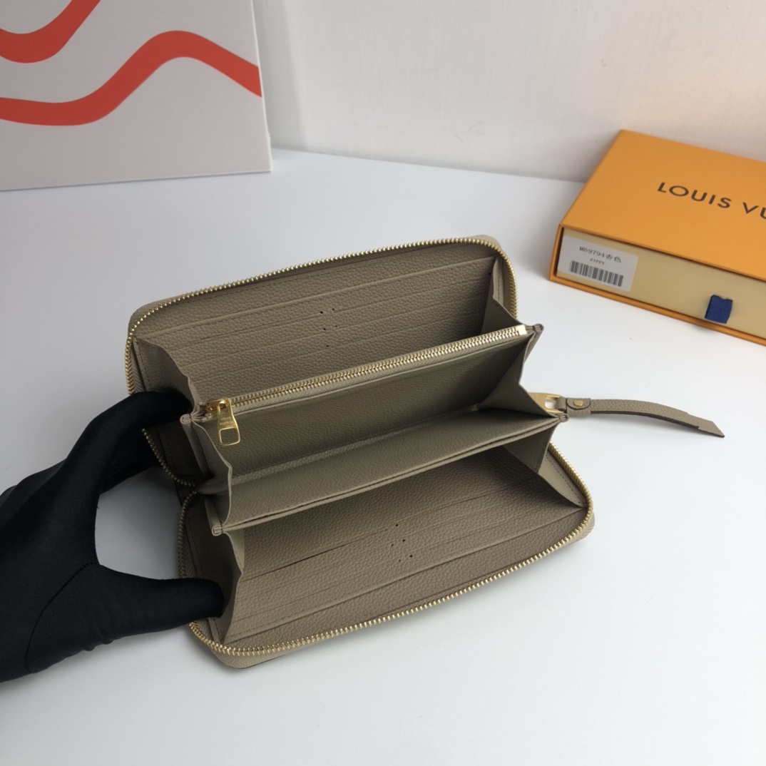 Louis Vuitton Pool Zip Around Wallet - Khaki 78157 - Image 3