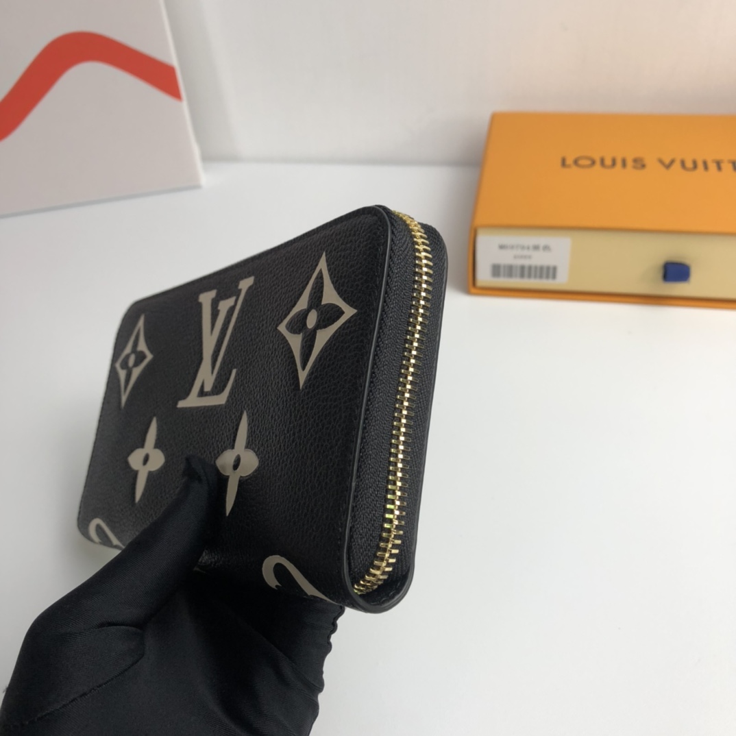 Louis Vuitton Pool Zip Around Wallet - Black 56037 - Image 4