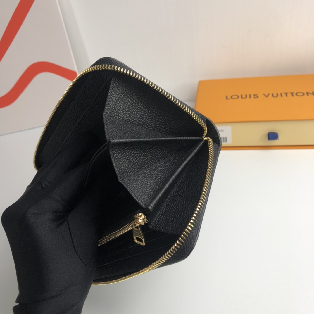 Louis Vuitton Pool Zip Around Wallet - Black 56037 - Image 2