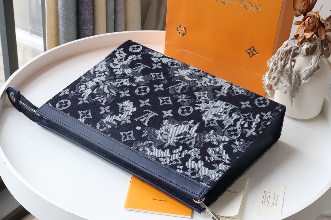Louis Vuitton Pochette Voyage Brazza Wallet - Black 83880 - Image 5