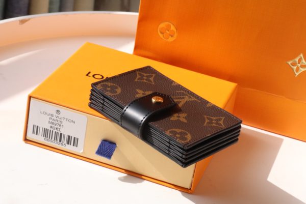 Louis Vuitton New Card Holder - Black 18519 - Image 4