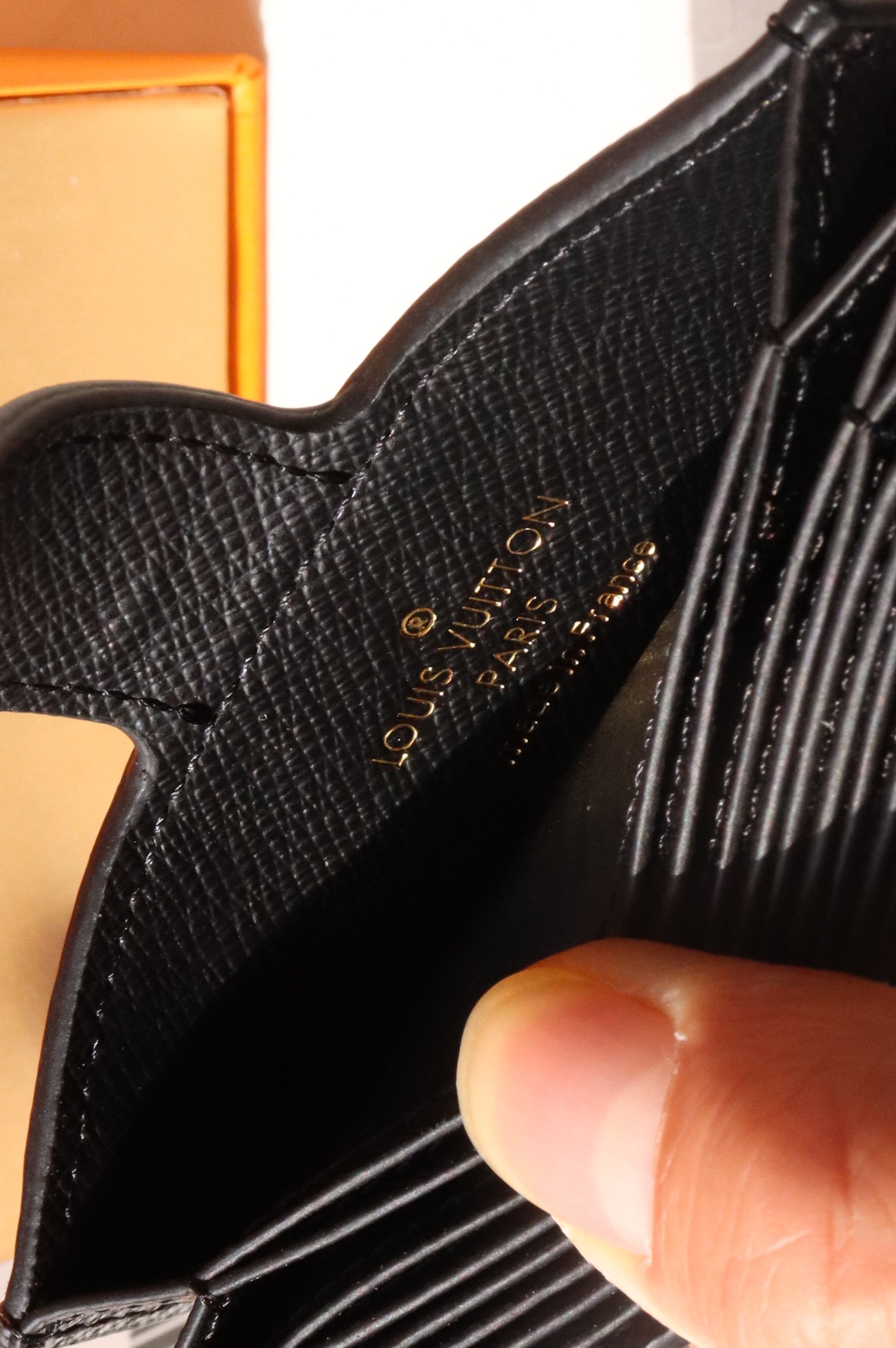 Louis Vuitton New Card Holder - Black 18519 - Image 2