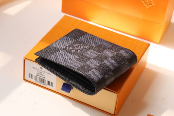 Louis Vuitton MULTIPLE Wallet - Black/Gray 90469 - Image 4