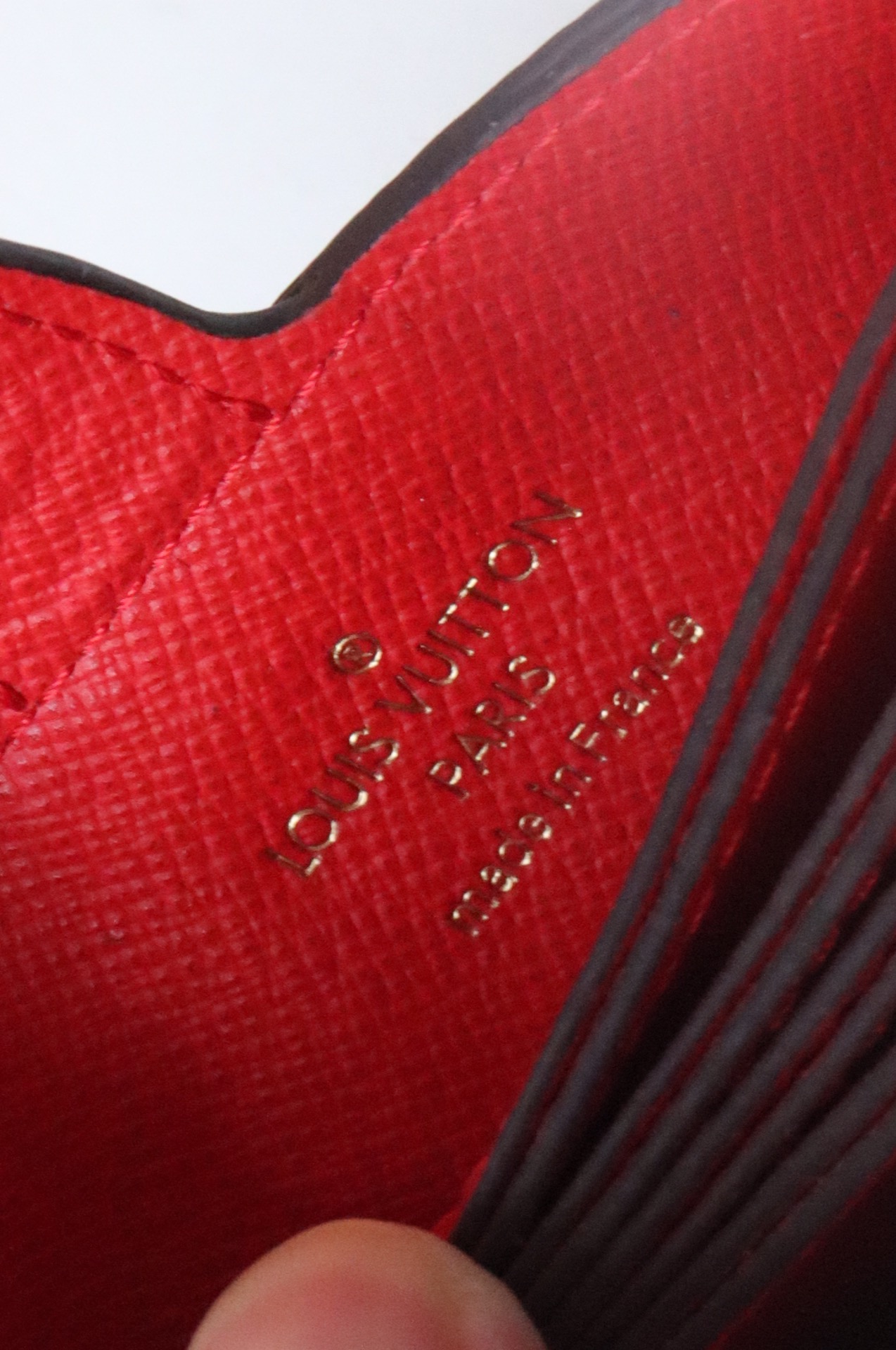 Louis Vuitton New Card Holder - Red 51138 - Image 2