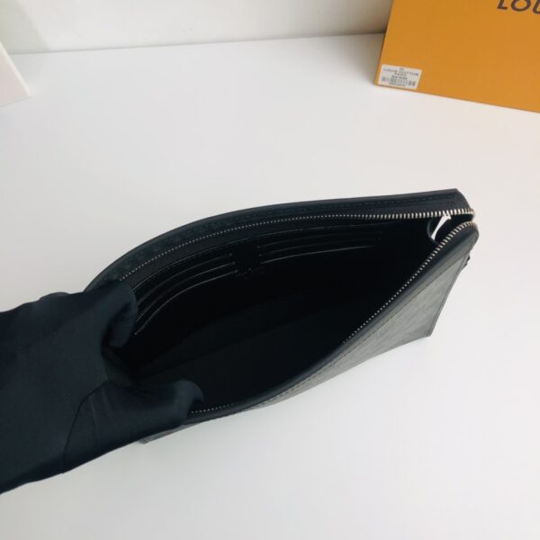 Louis Vuitton Pochette Voyage Medium Clutch - Black 75447 - Image 2