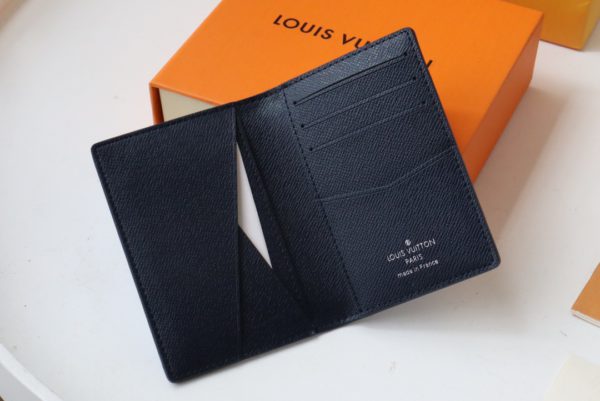 Louis Vuitton Virgil Abloh Blue Monogram Watercolor Coated Canvas Wallet 65102 - Image 3
