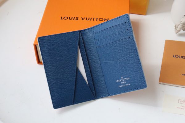 Louis Vuitton Blue Pocket Organizer 52559 - Image 3