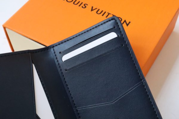 Louis Vuitton Pocket Card Holder - Embossed Blue 57423 - Image 2