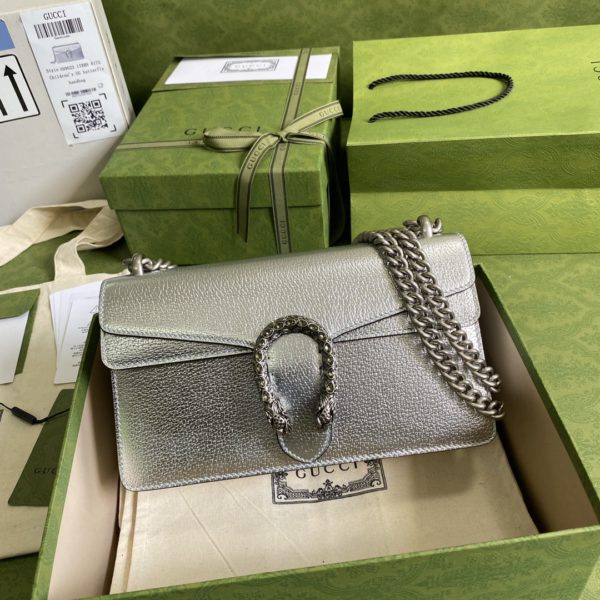 Gucci Dionysus Shoulder Bag - Silver 73921