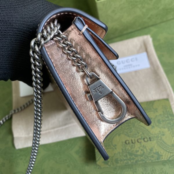 Gucci Dionysus Super Mini Bag - Rose Gold 88950 - Image 5