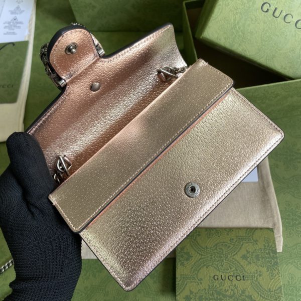 Gucci Dionysus Super Mini Bag - Rose Gold 88950 - Image 3